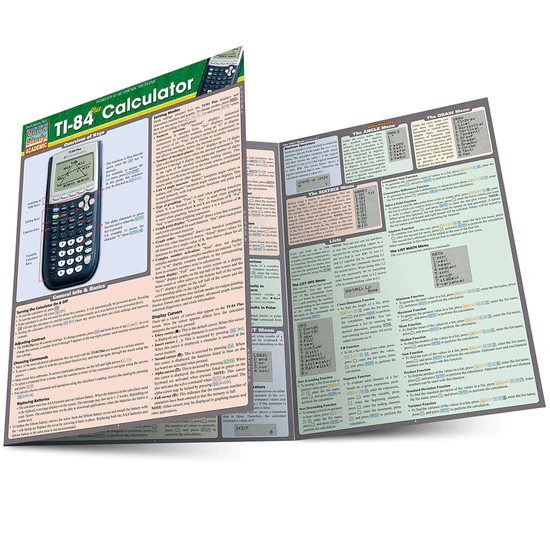 Cover image for TI-84 PLUS CALCULATOR LAMINATED STUDY GUIDE