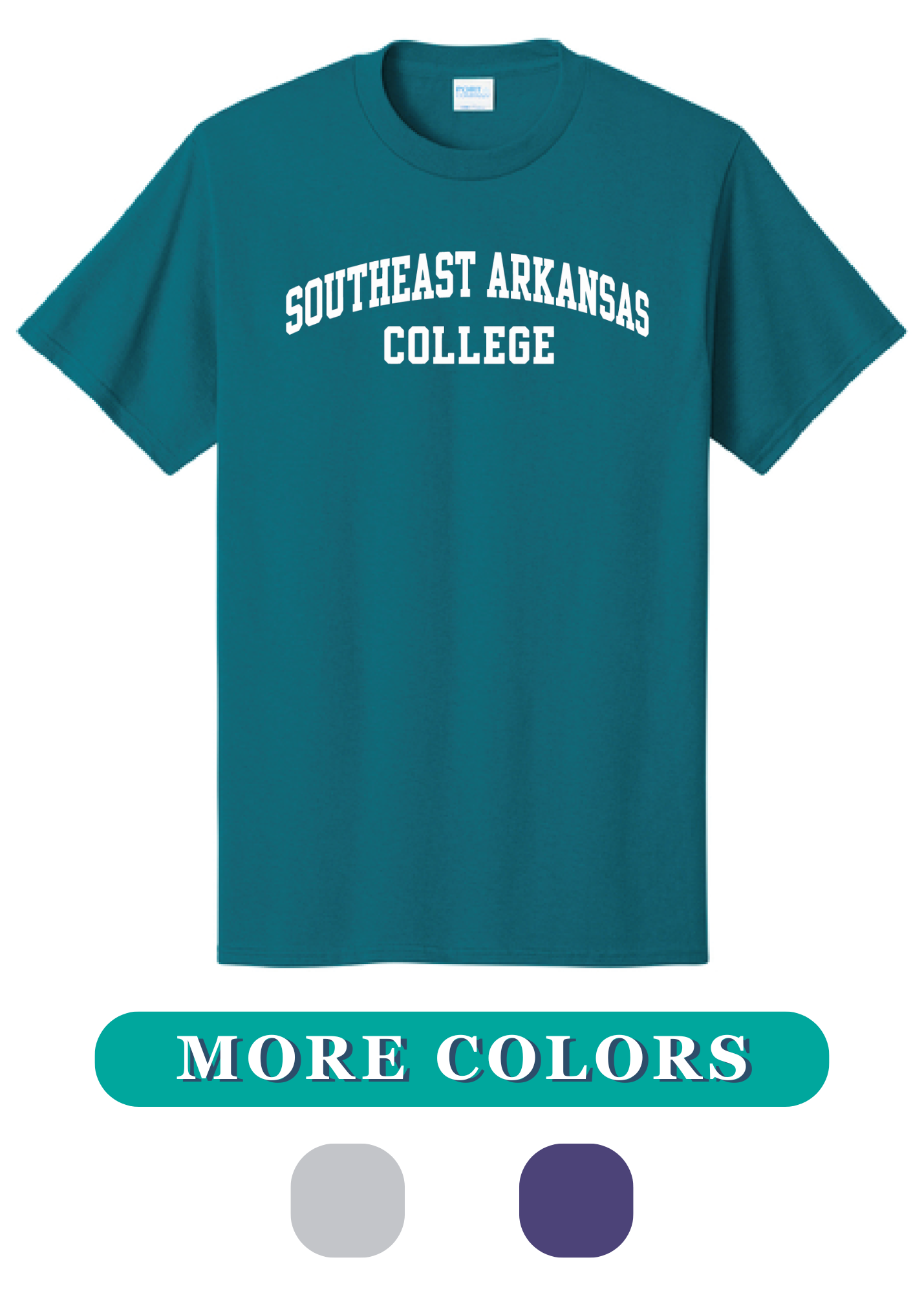 Product image 1 of 1 for Southeast Arkansas College Arch Short Sleeve Tee