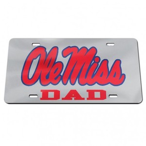 image of: Ole Miss Dad Acrylic License Plate