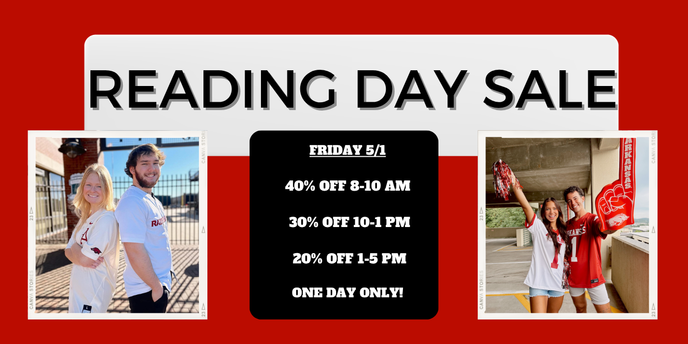 CLICK TO SHOP READING DAY SALE!