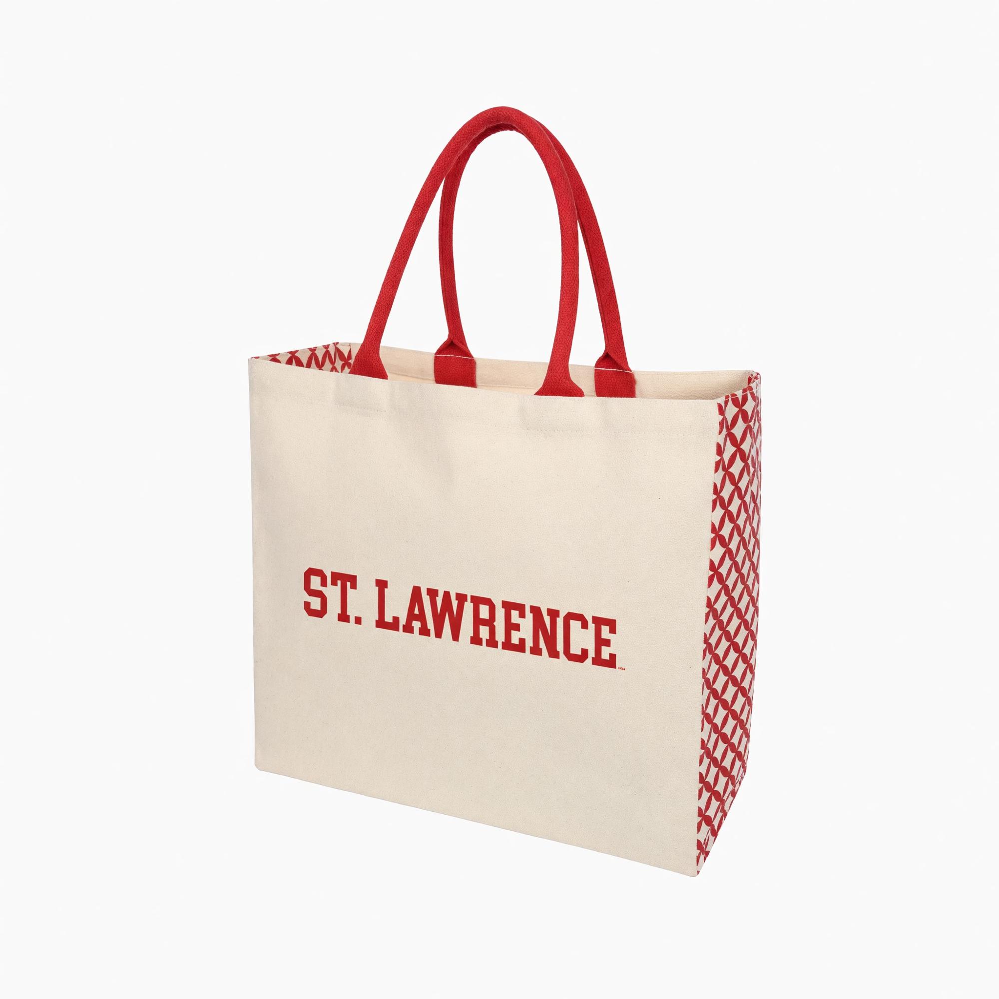 Product image 1 of 1 for St. Lawrence Canvas Tote Bag with Pattern