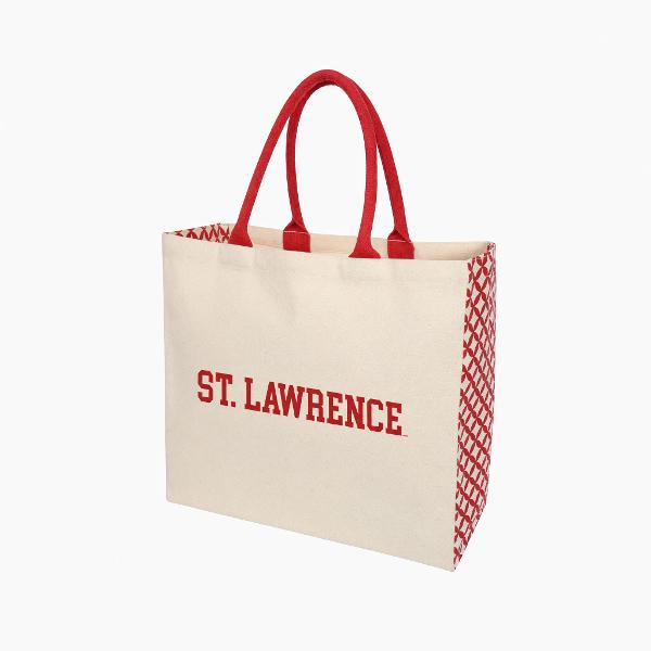 St. Lawrence Canvas Tote Bag with Pattern; $12.95