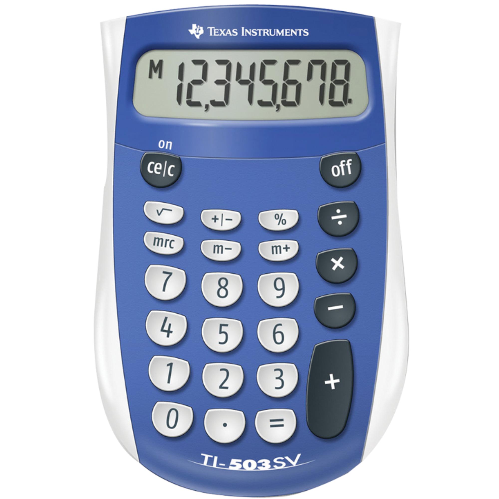 image of: CALCULATOR - TI 503 SUPERVIEW   BLUE