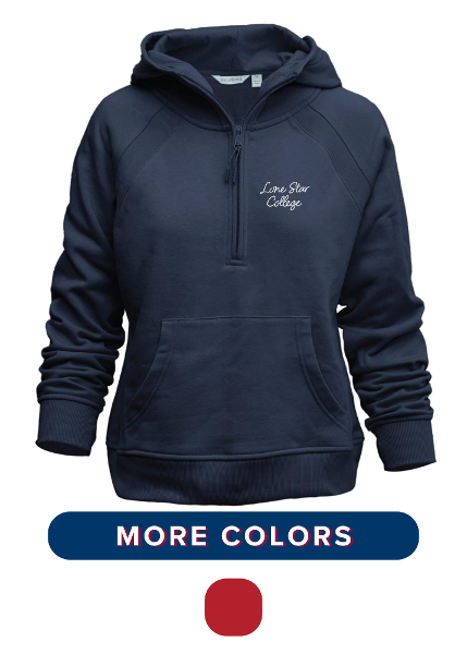 Lone Star College Women's Asana Half Zip Jacket; $49.95