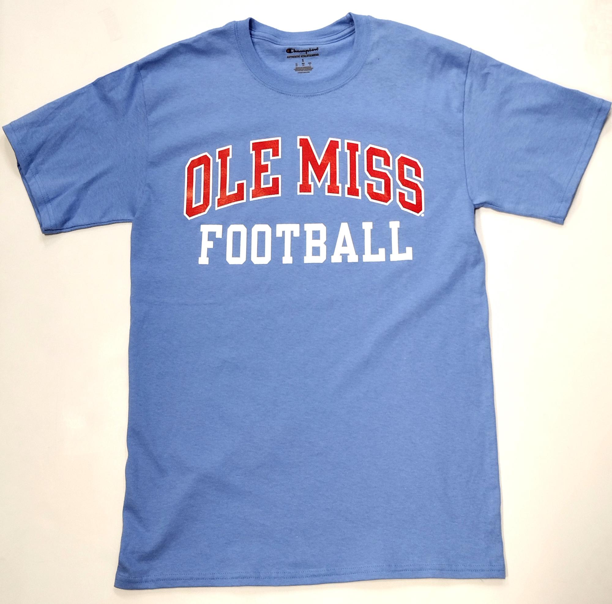 image of: Ole Miss Football Short Sleeve Arch Tee