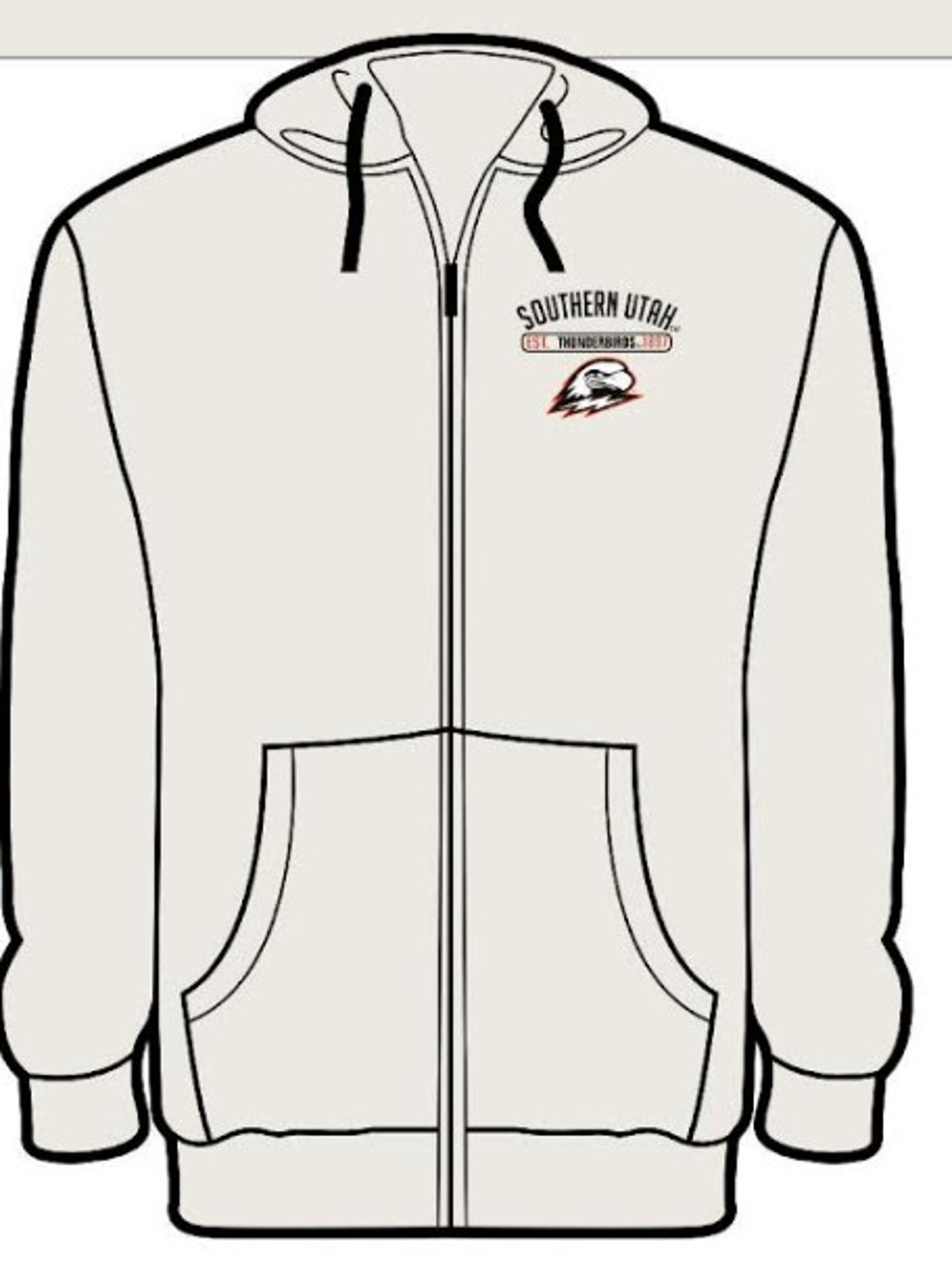 image of: CI SPORT WOMENS FULL ZIP HEATHER THUNDERBIRDS 1897