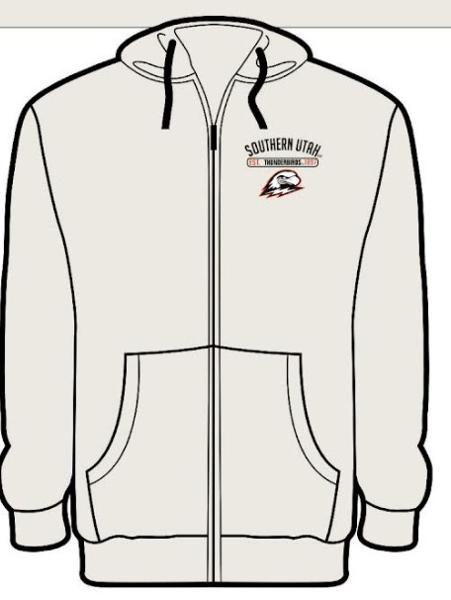 CI SPORT WOMENS FULL ZIP HEATHER THUNDERBIRDS 1897; $57.99