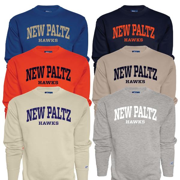 SUNY NP University Applique Text Crew; $64.99