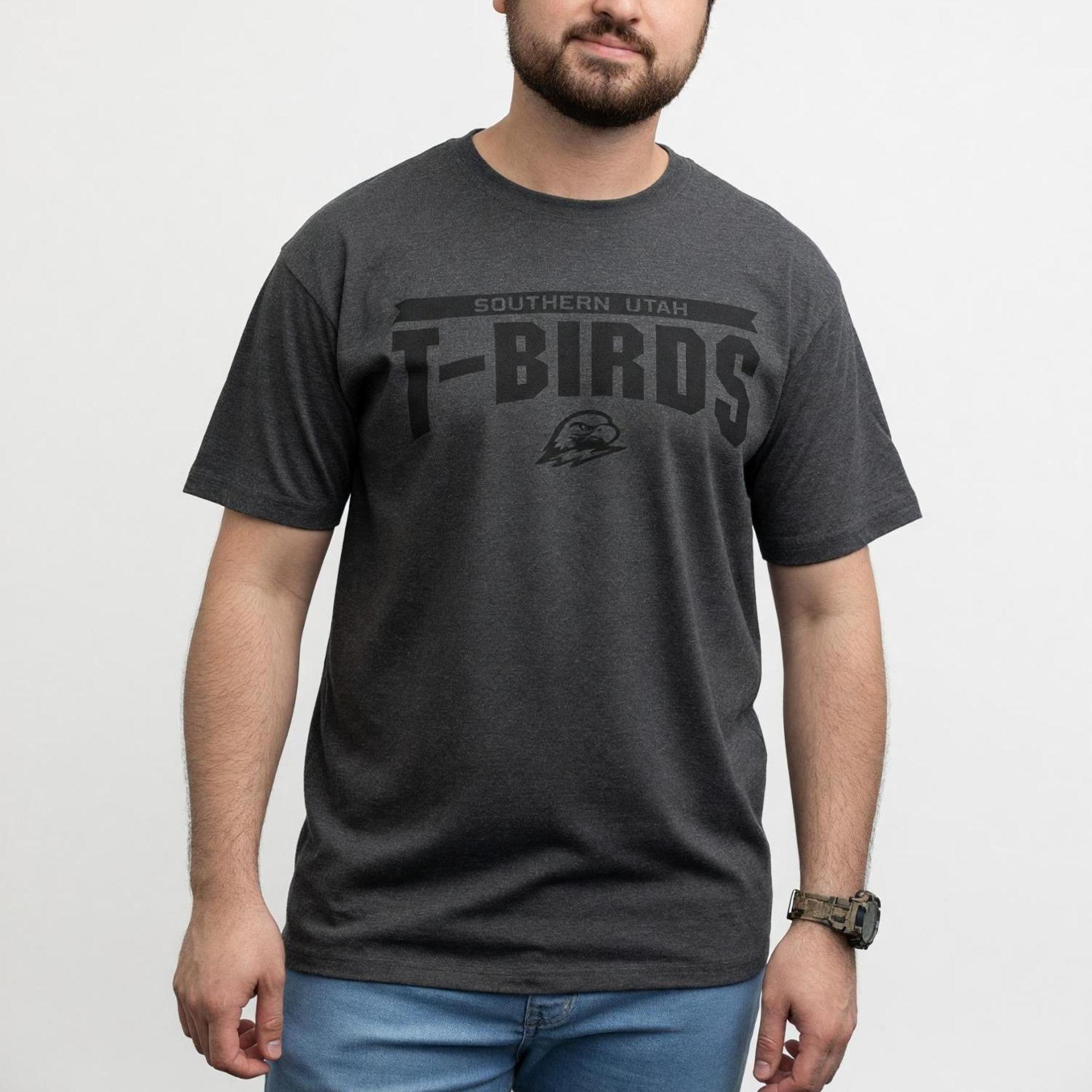 Product image 1 of 2 for Sport Short Sleeve Tee SUU T-Birds – Charcoal Back Graphic