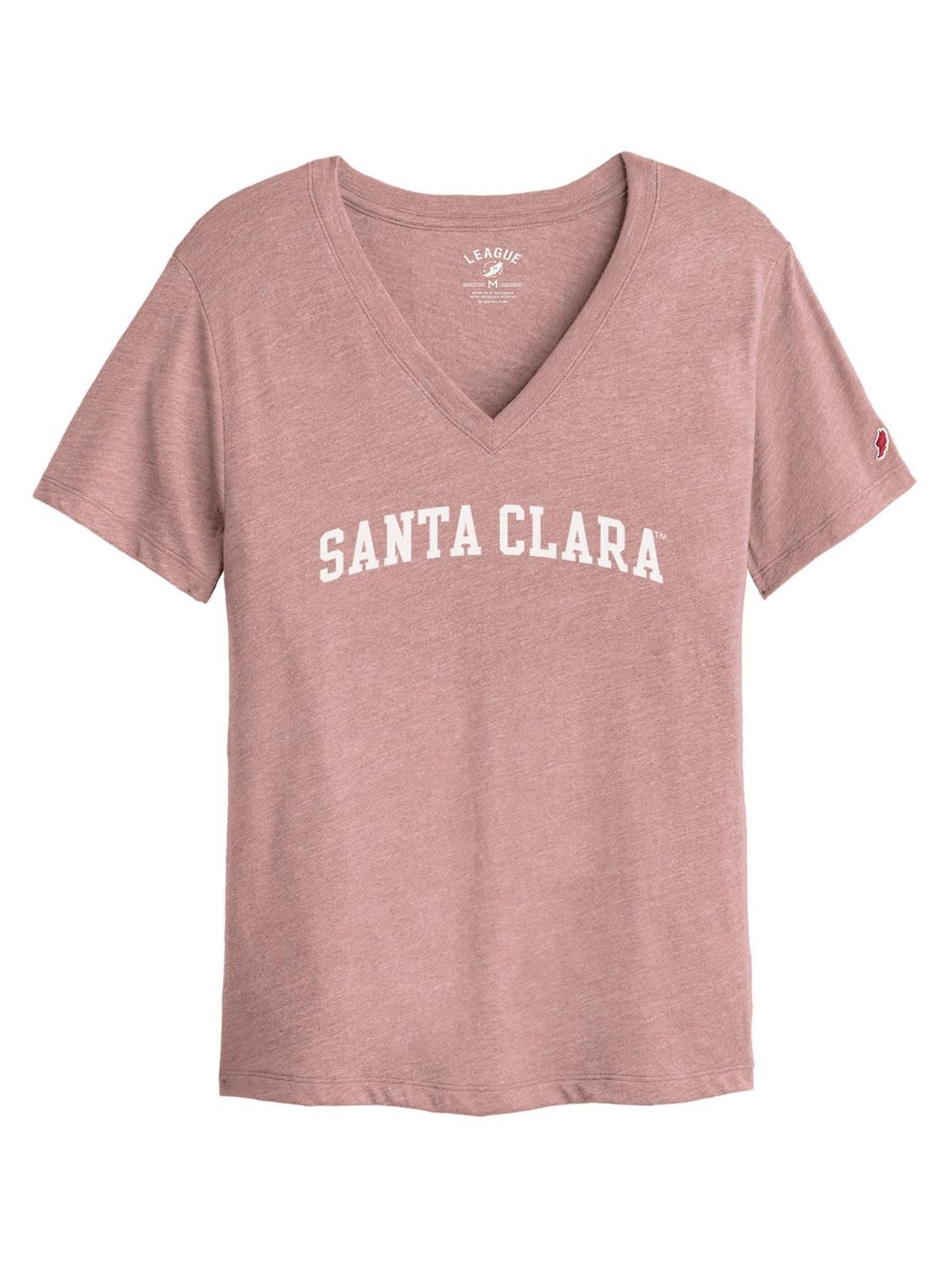 Product image 3 of 4 for Santa Clara Broncos Women's Intramural Boyfriend V-Neck Short Sleeve Tee