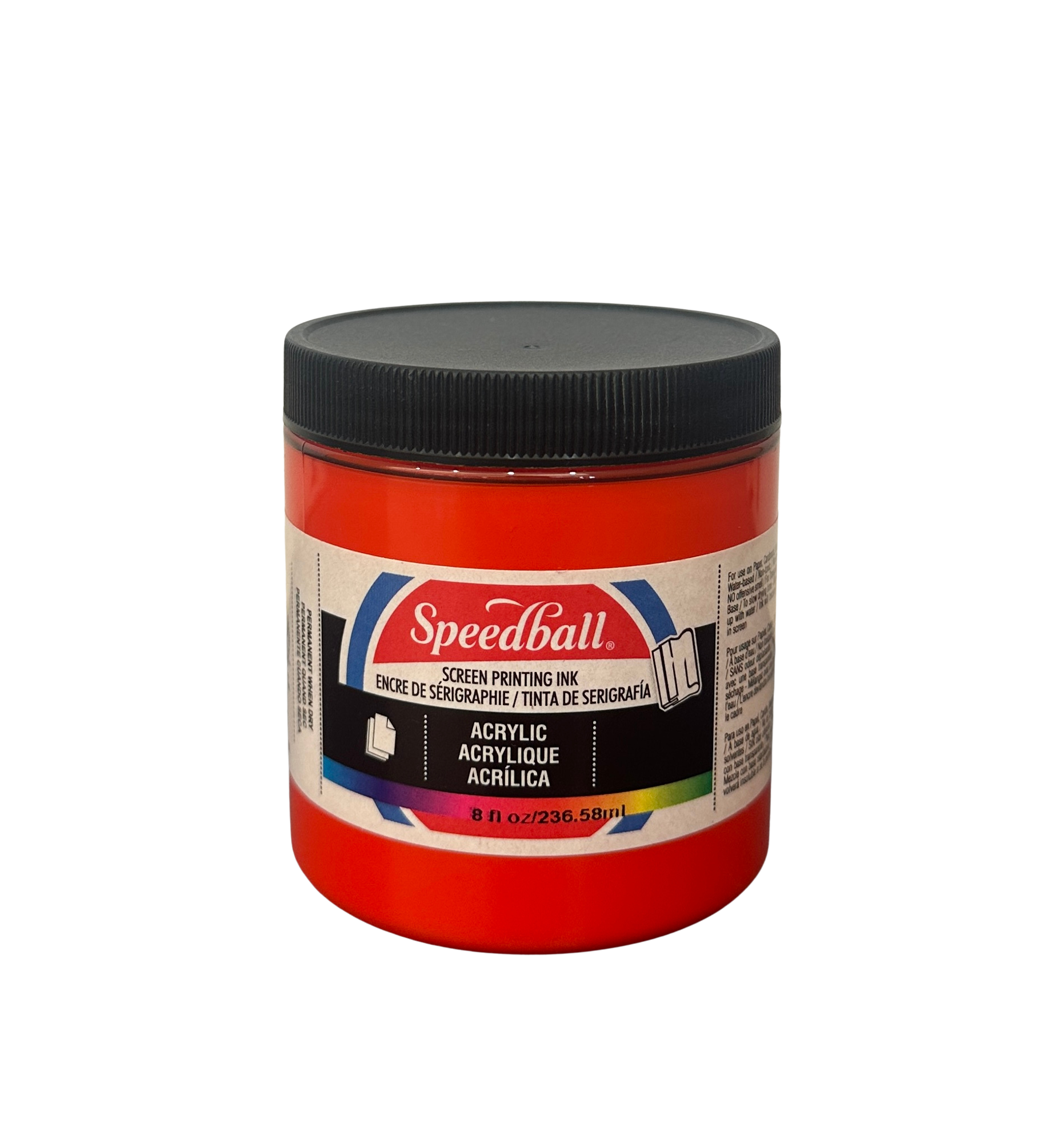 image of: SPEEDBALL PERM ACRYLIC INK MED. RED 8 OZ
