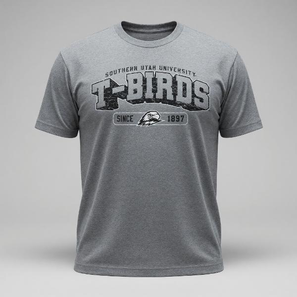 CI SPORT S/S TEE GRAY T-BIRDS 1897 PLOW; $19.99