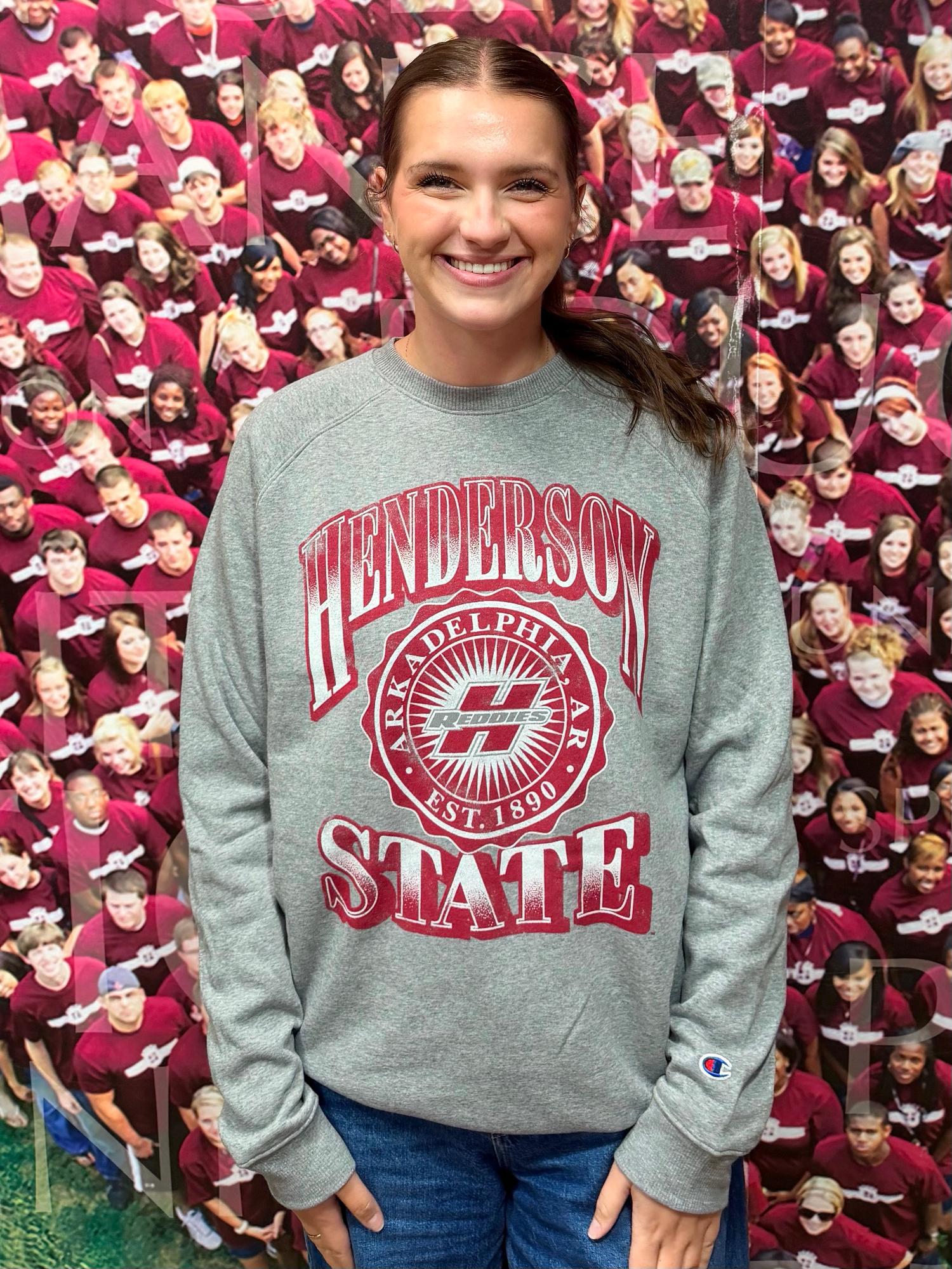 Product image 2 of 2 for Henderson State Champion Triumph Fleece Raglan Crew