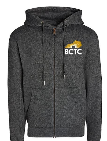 KBCTC HOODIE FULL ZIP STATE LOGO LC; $59.99
