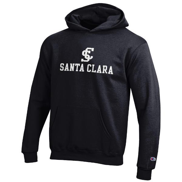 Santa Clara Broncos Champion Youth SC Powerblend Hood, Black; $54.98