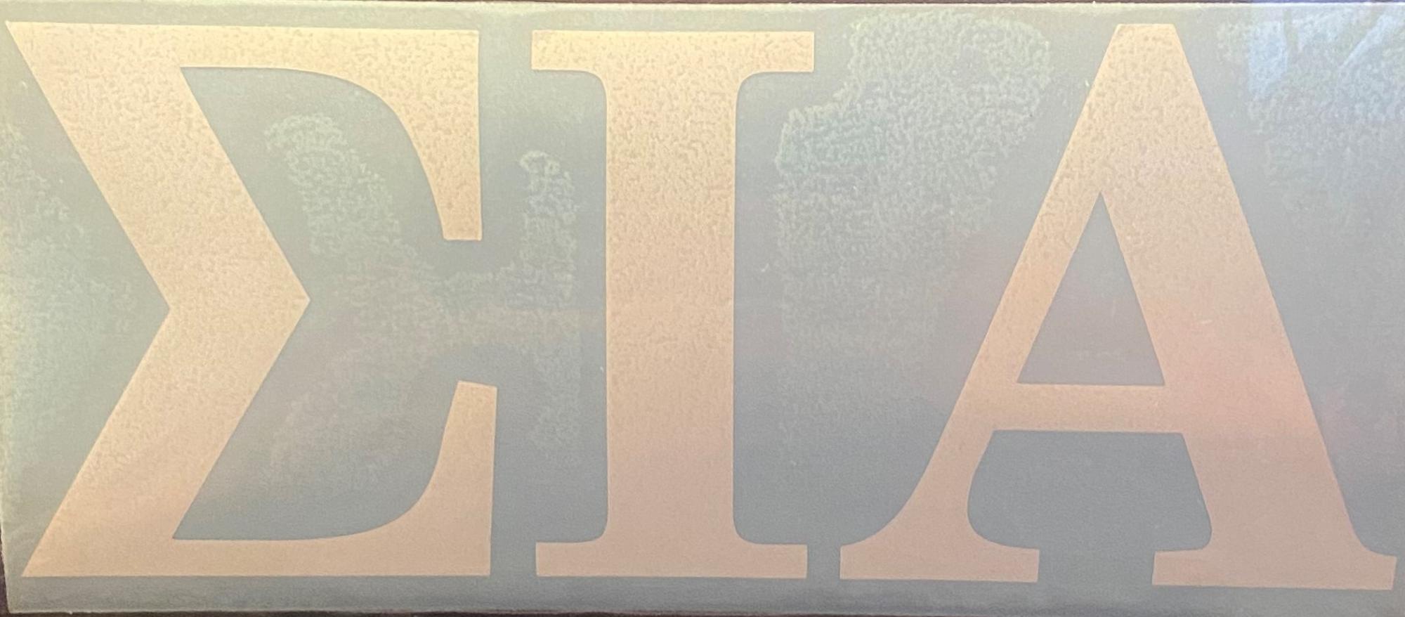 image of: Sigma Iota Alpha Decal