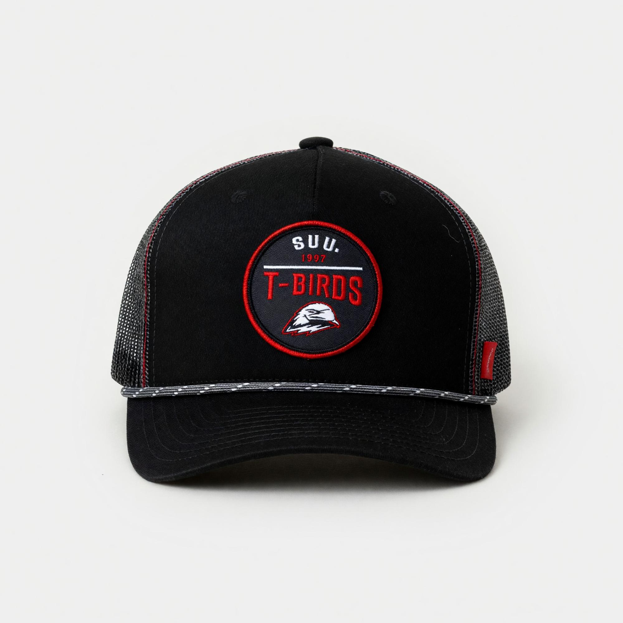 Product image 1 of 2 for Hat Ember Black SUU T-Birds Round Patch Adjustable 1897