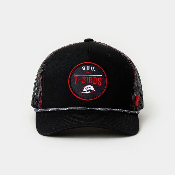 Hat Ember Black SUU T-Birds Round Patch Adjustable 1897; $32.99