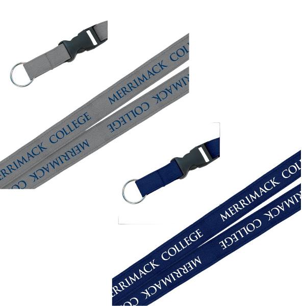 Platinum Lanyard 3/4" Buckle and Split Ring; $12.99