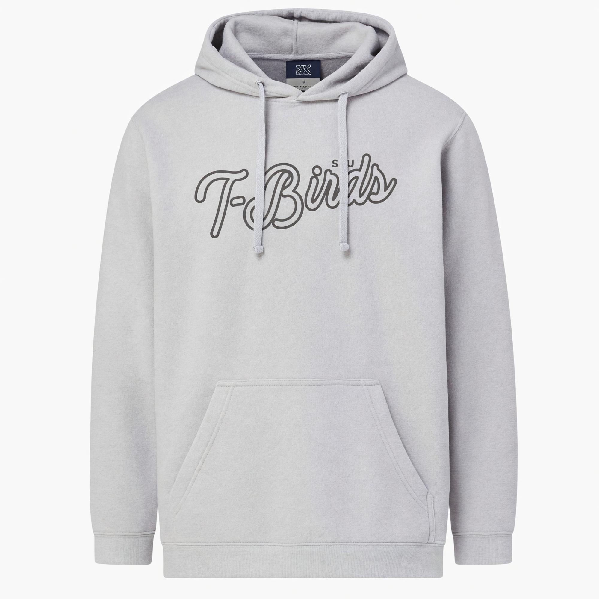 Product image 1 of 1 for MV SPORT FLEECE HOOD GRAY SUU TBIRDS
