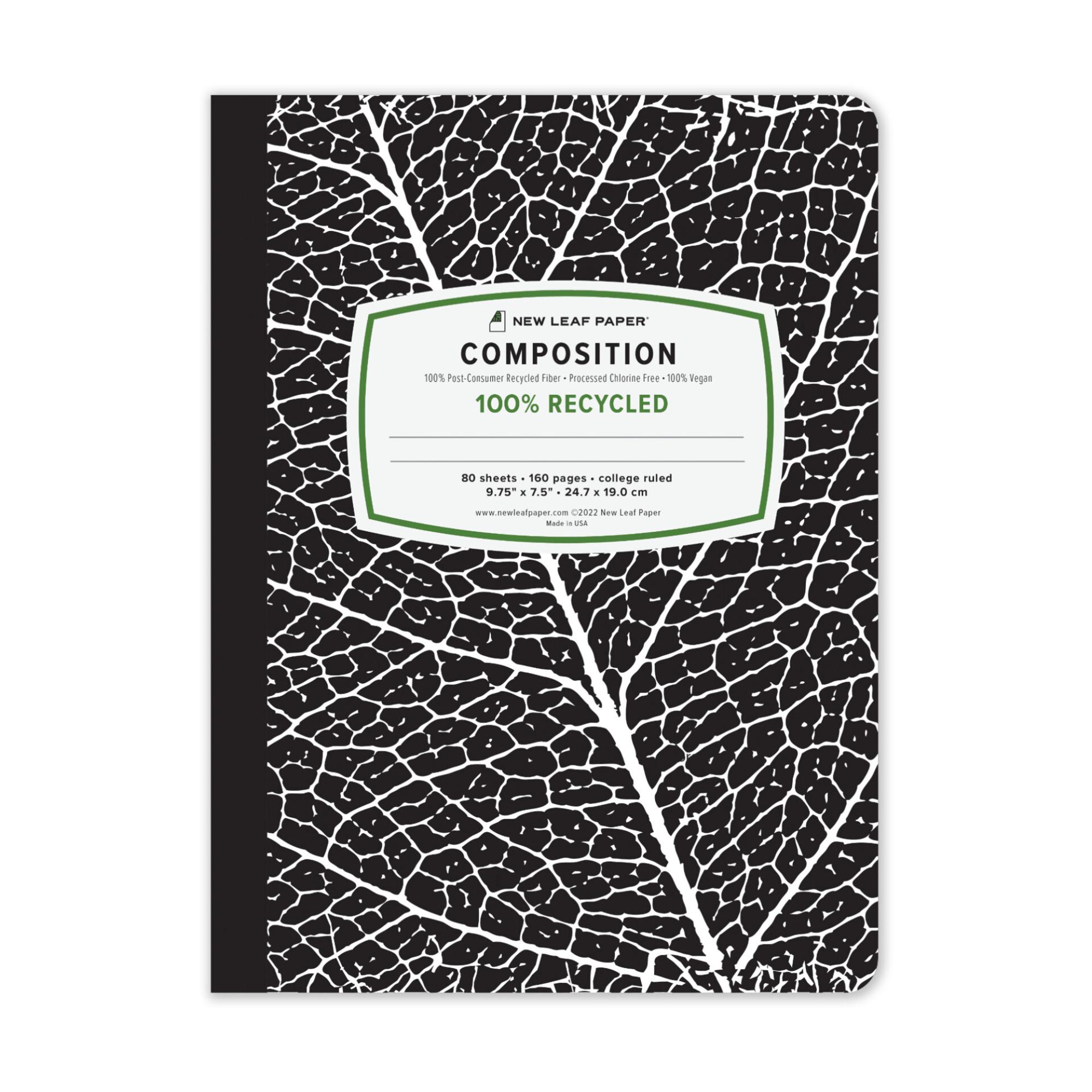 Product image 1 of 1 for New Leaf 100% Recycled Composition Book 80sht