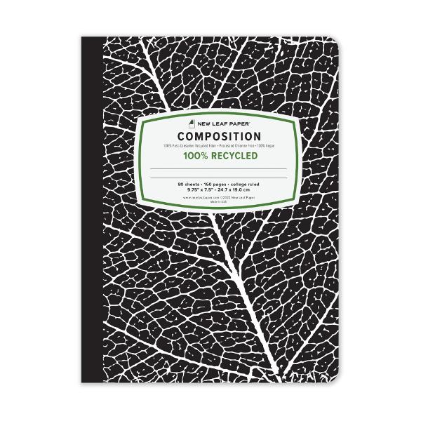 New Leaf 100% Recycled Composition Book 80sht; $8.99