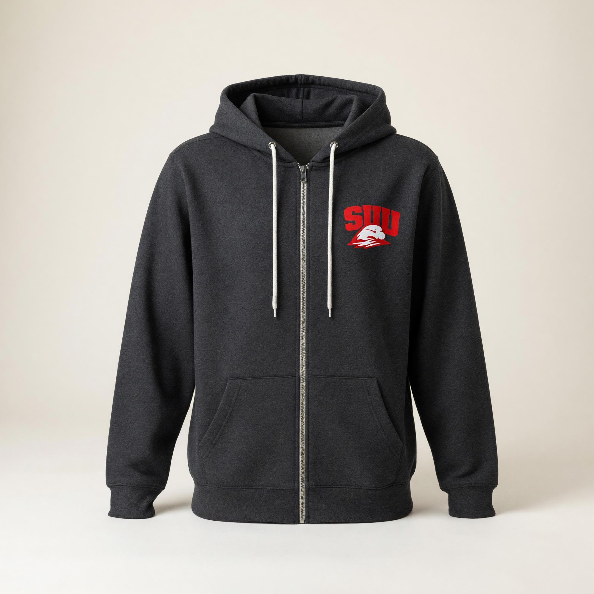 Product image 1 of 2 for MV Retro Heather Full Zip – Charcoal