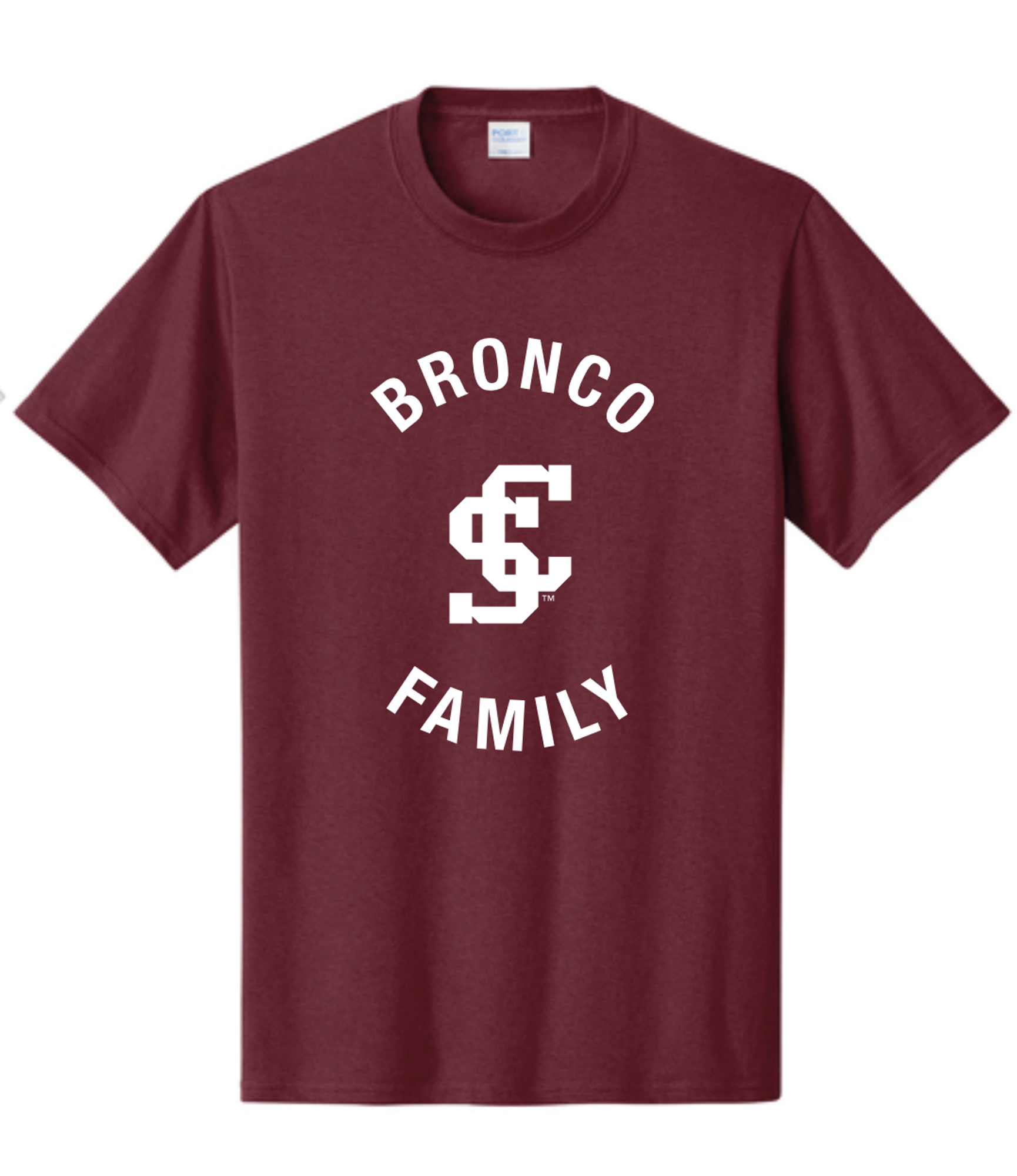 Product image 1 of 3 for SCU Bronco Family Core Cotton Tee