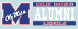 image of: Ole Miss M Alumni Decal