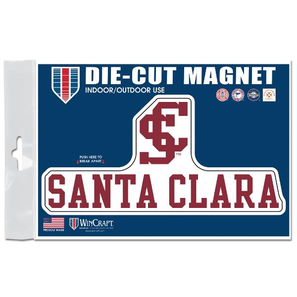 Santa Clara Broncos 3in x 5in Die Cut Magnet; $6.98