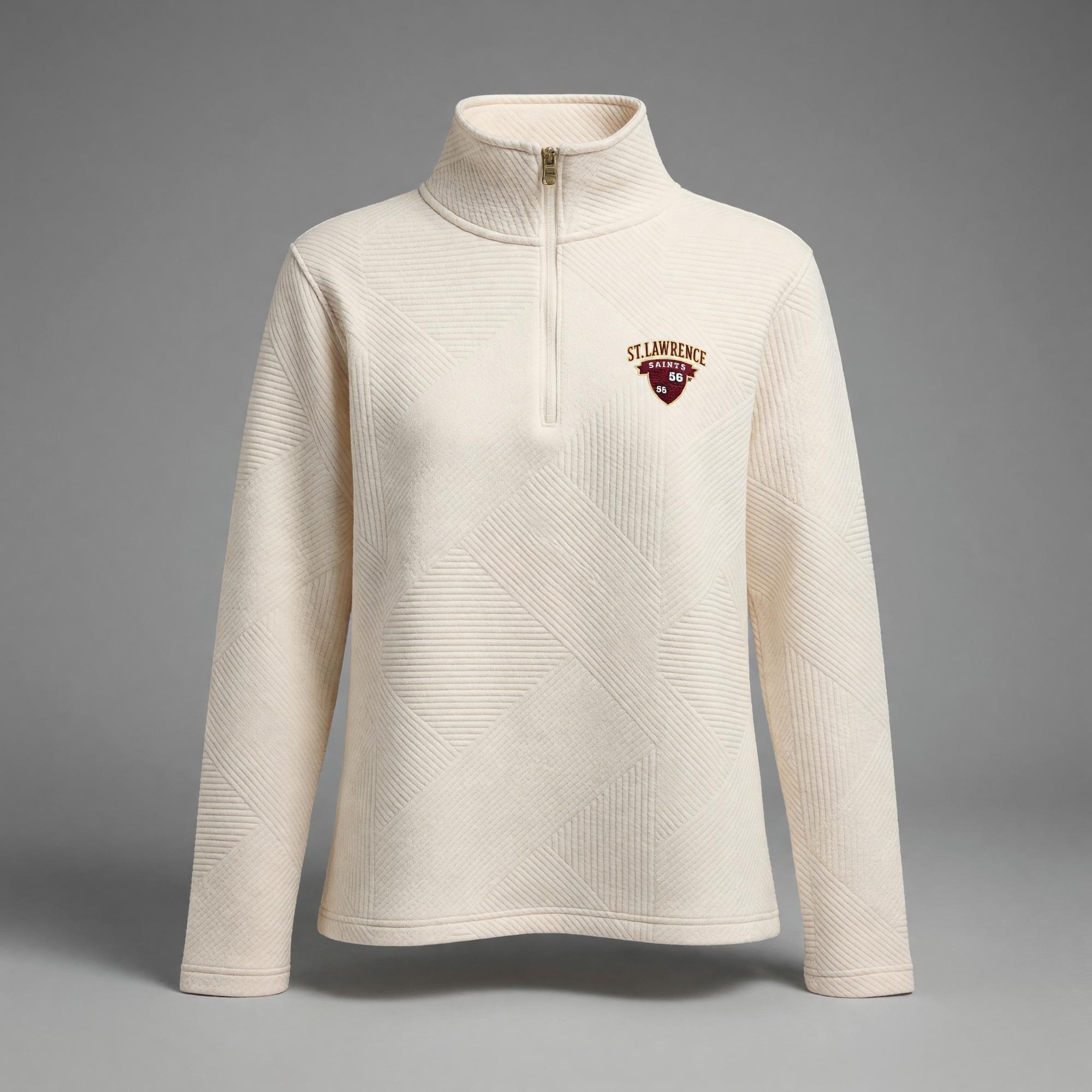 Product image 2 of 3 for Women's Quilted Zig Zag Quarter Zip