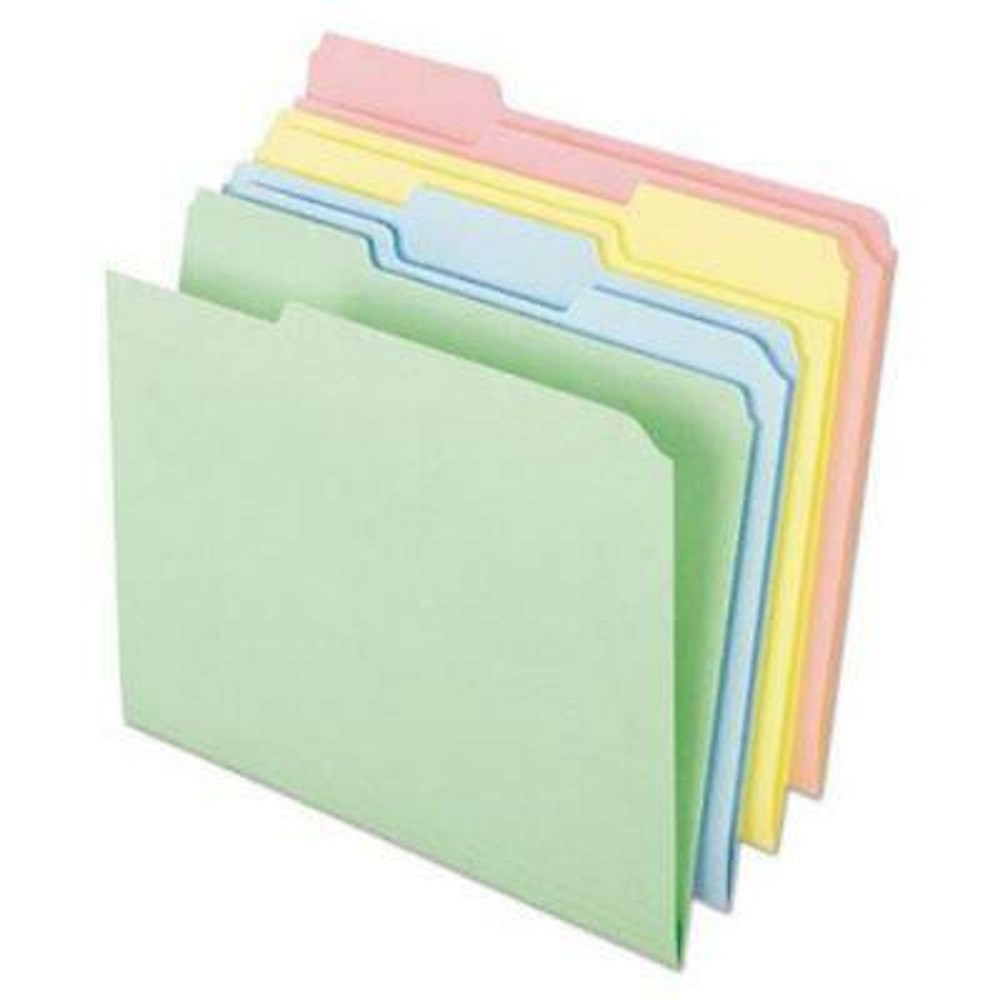image of: Ampad Accufile 12 Pack File Folders Assorted