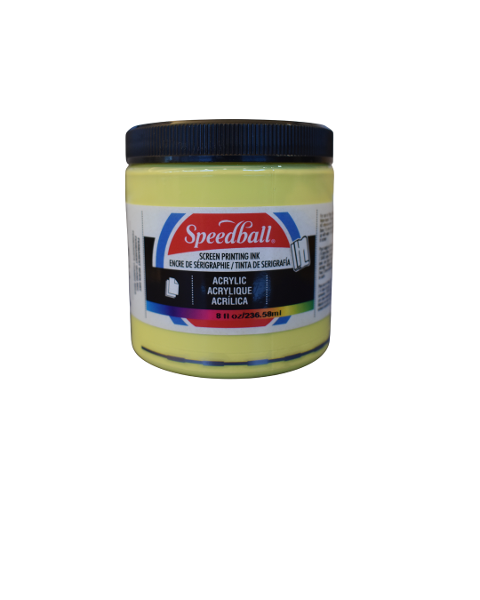 SPEEDBALL ACRYLIC SCREEN PRINTING INK PRIMROSE YLW 8 OZ; $16.99
