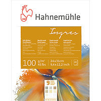 image of: Hahnemuhle Ingres 9 Colors Pastel Paper Pads