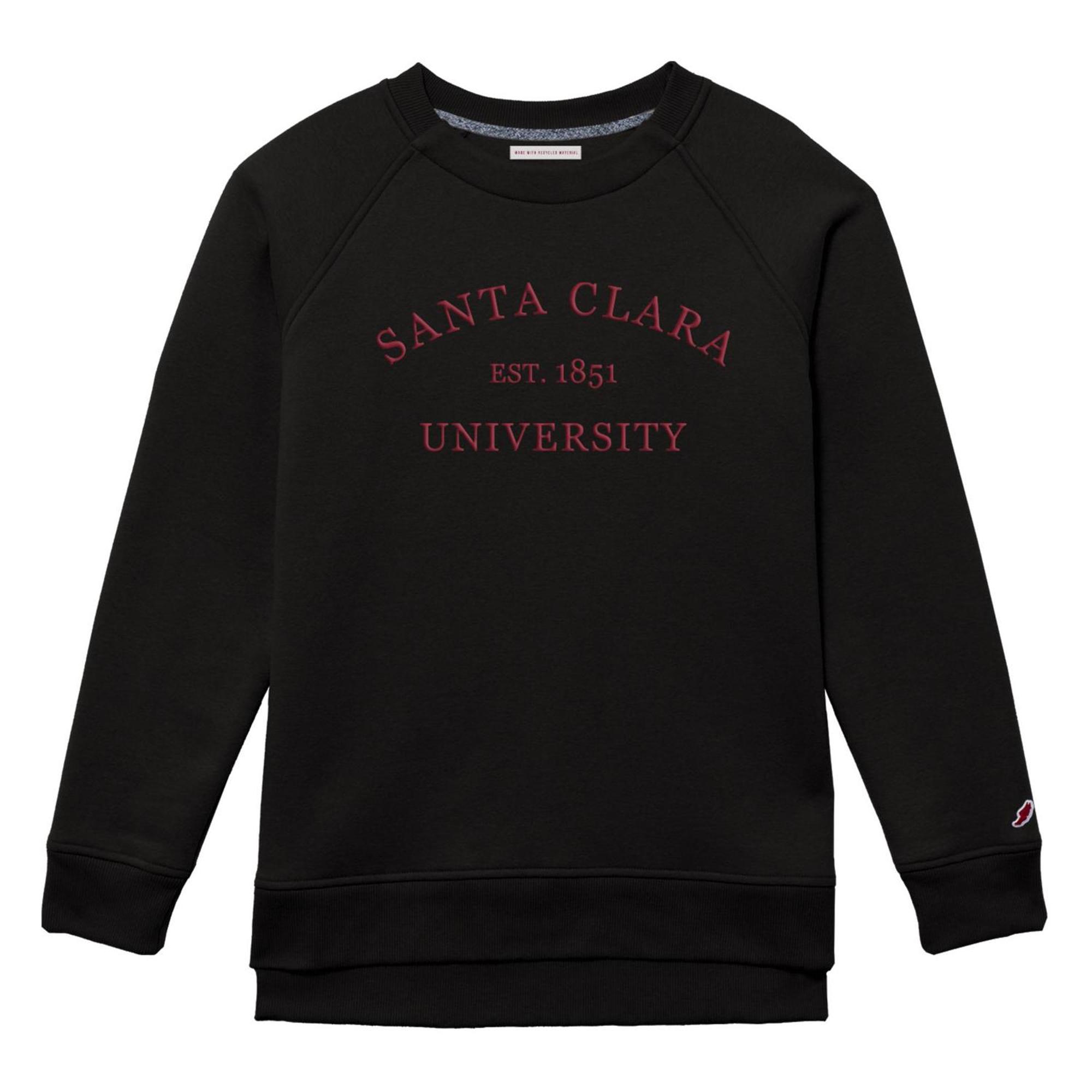 Product image 1 of 1 for Santa Clara Broncos Women's 1991 Embroidered Crewneck, Black