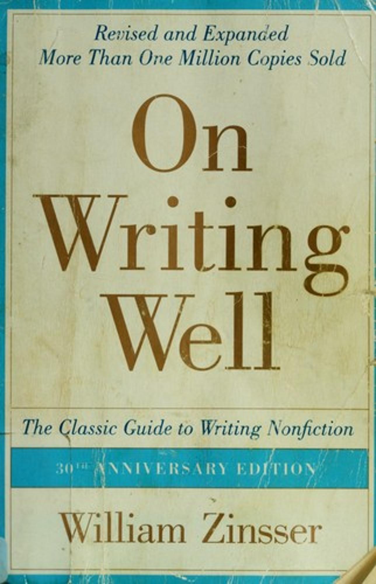 Cover image for ON WRITING WELL,30TH ANNIVERSARY ED.