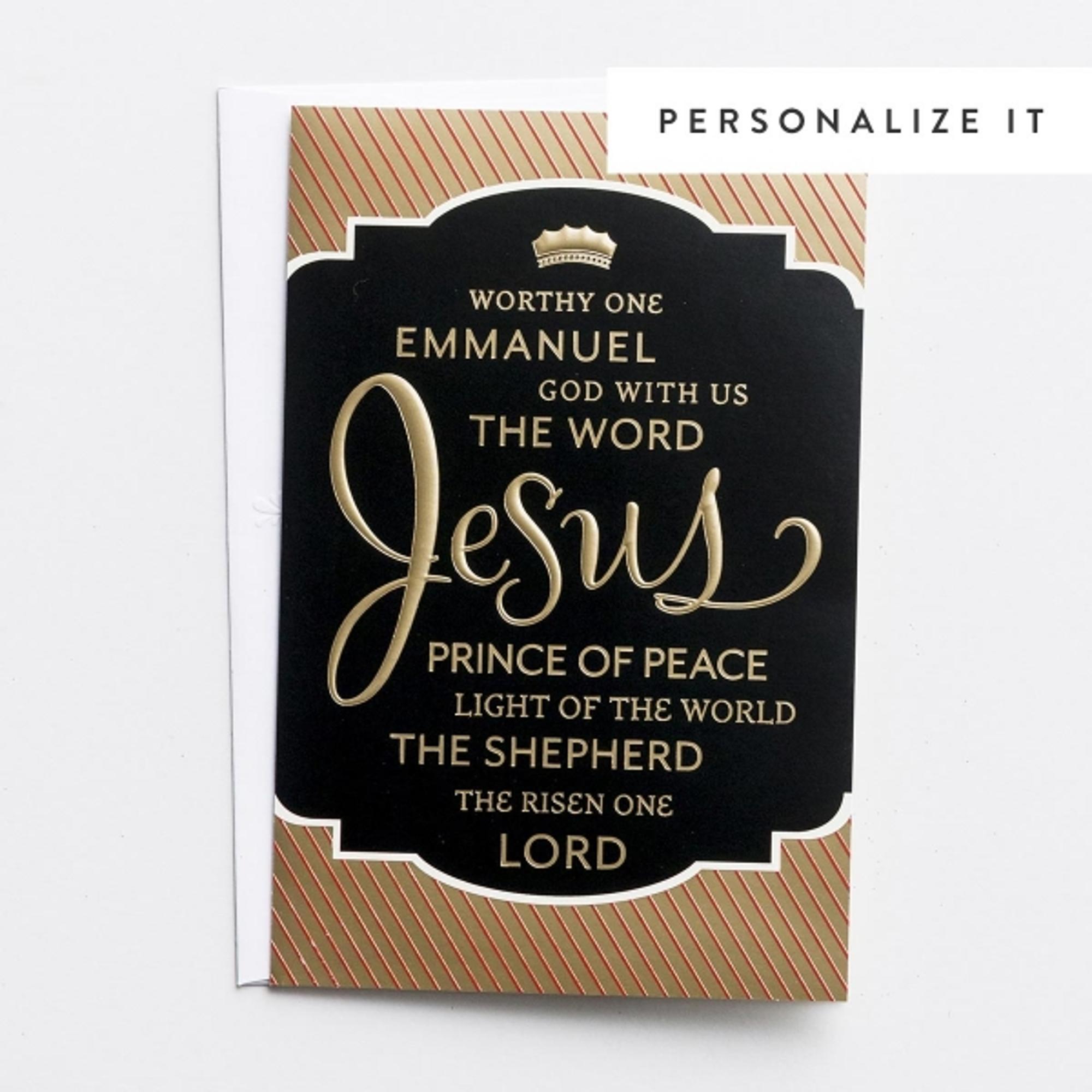 image of: Names of Jesus - 18 Premium Christmas Boxed Cards