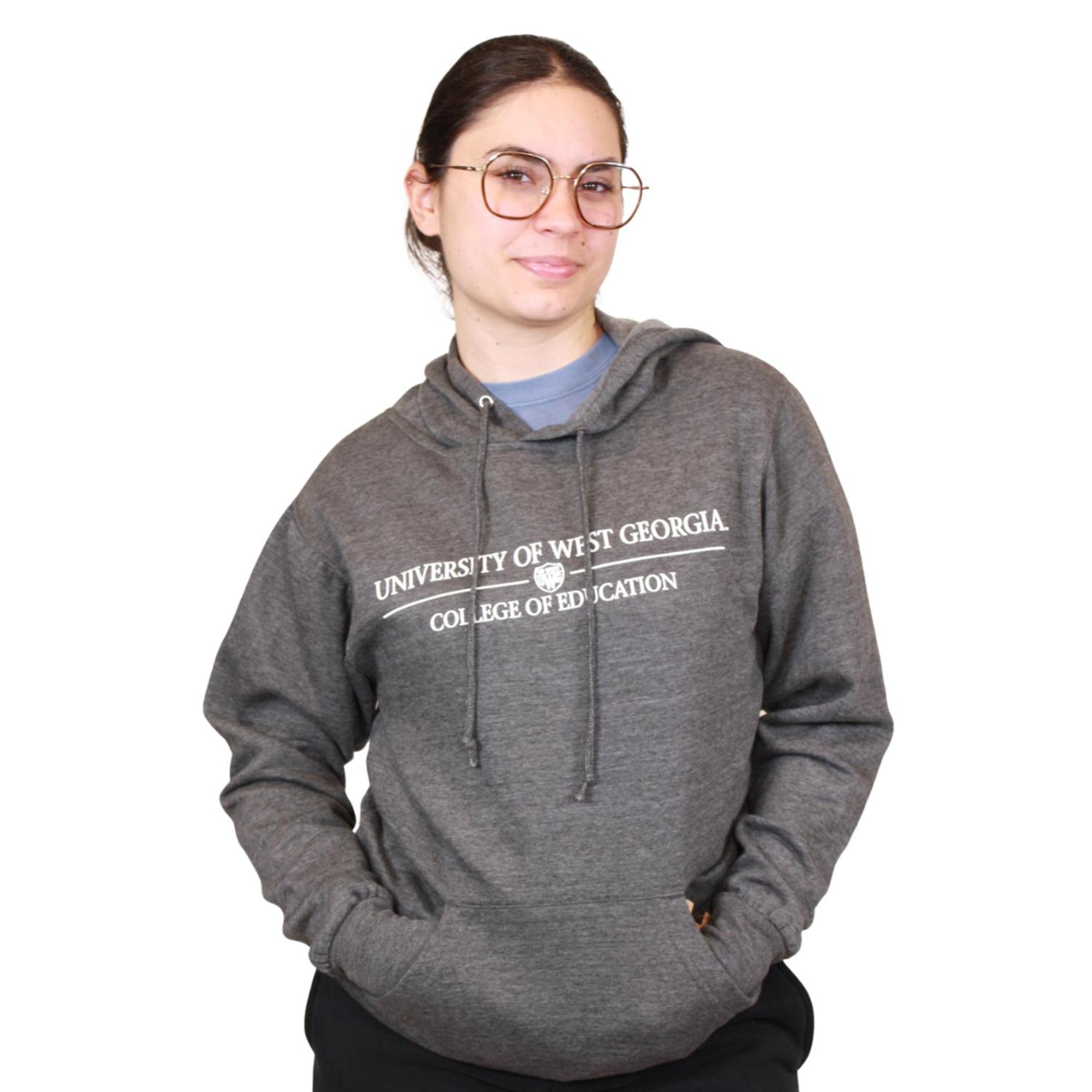 Product image 2 of 4 for COLLEGE OF EDUCATION SHIELD LOGO FUNDAMENTAL FLEECE HOOD