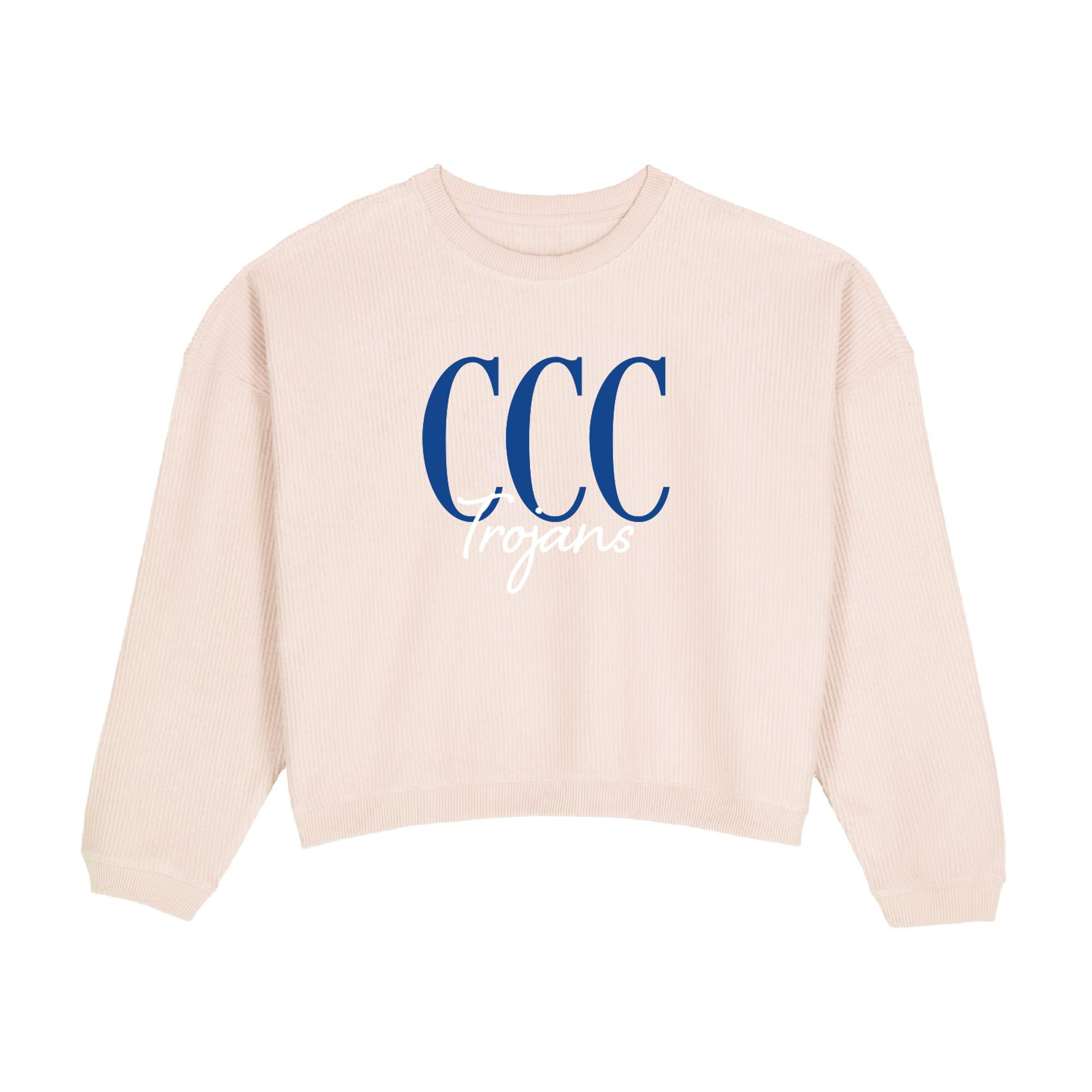 image of: Light Pink Corduroy Crew