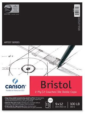 image of: Artist Series Smooth Bristol Pads