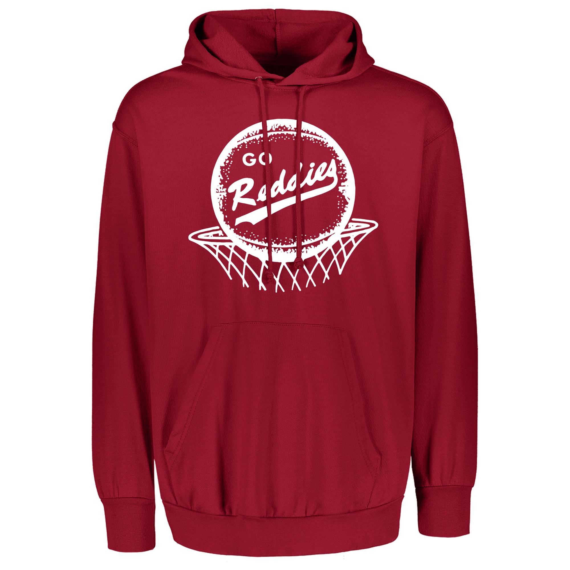 image of: * FINAL SALE * Go Reddies Vintage Basketball Comfort Fleece Hood