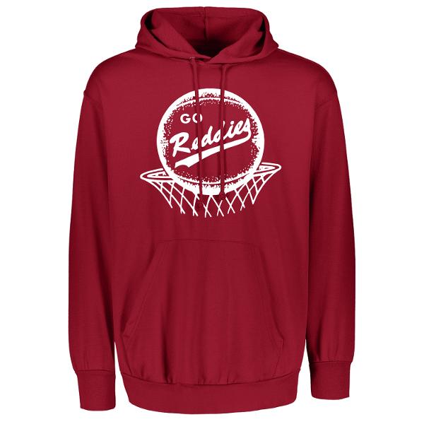 * FINAL SALE * Go Reddies Vintage Basketball Comfort Fleece Hood; $26.99