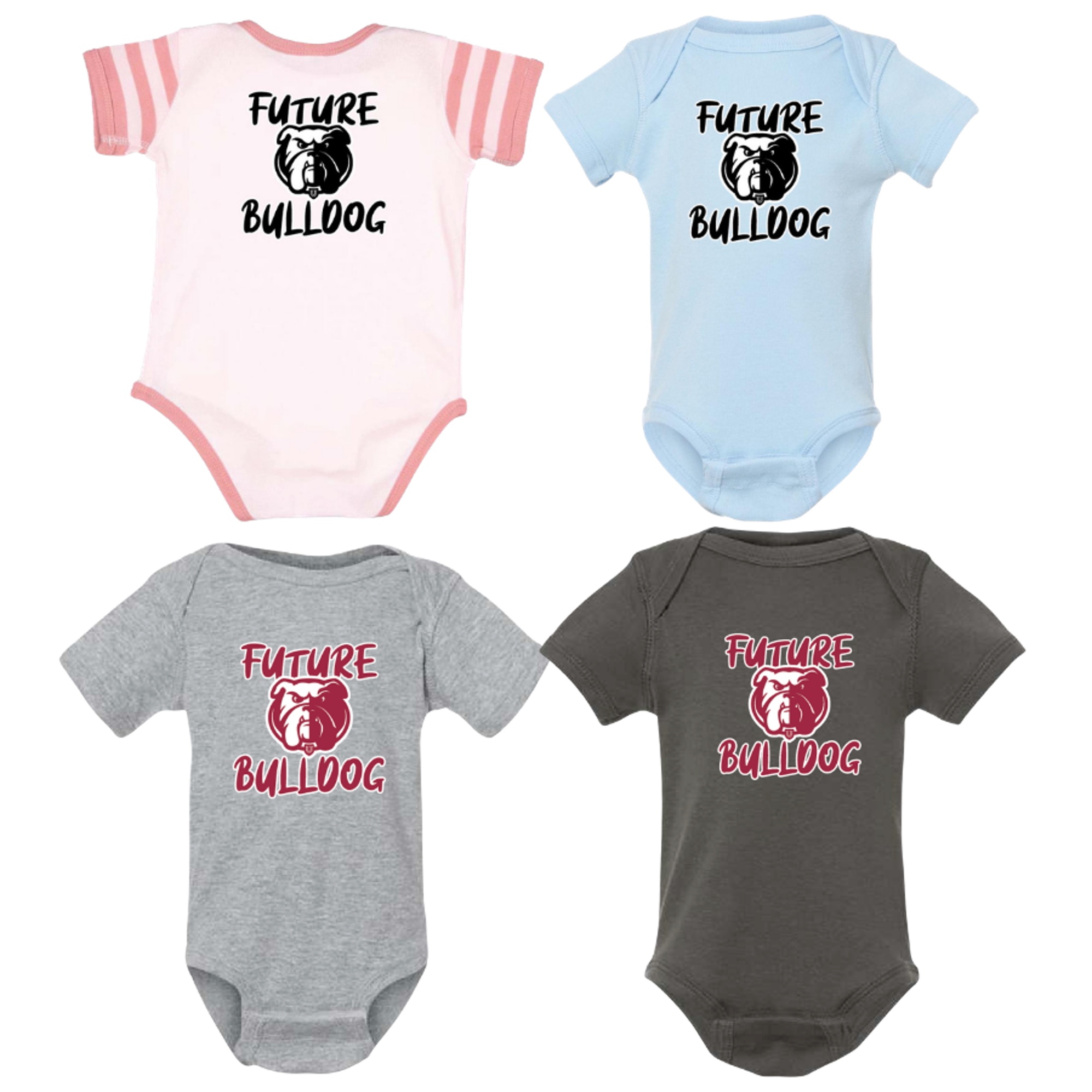 Product image 1 of 5 for Future Bulldog Abby Rib Bodysuit Onesie