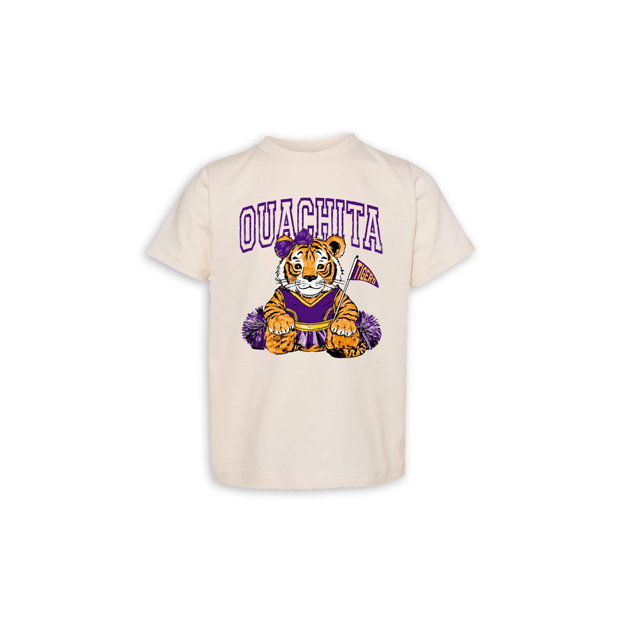 Product image 2 of 2 for Ouachita Cheerleader Bear Elevated Short Sleeve Shirt