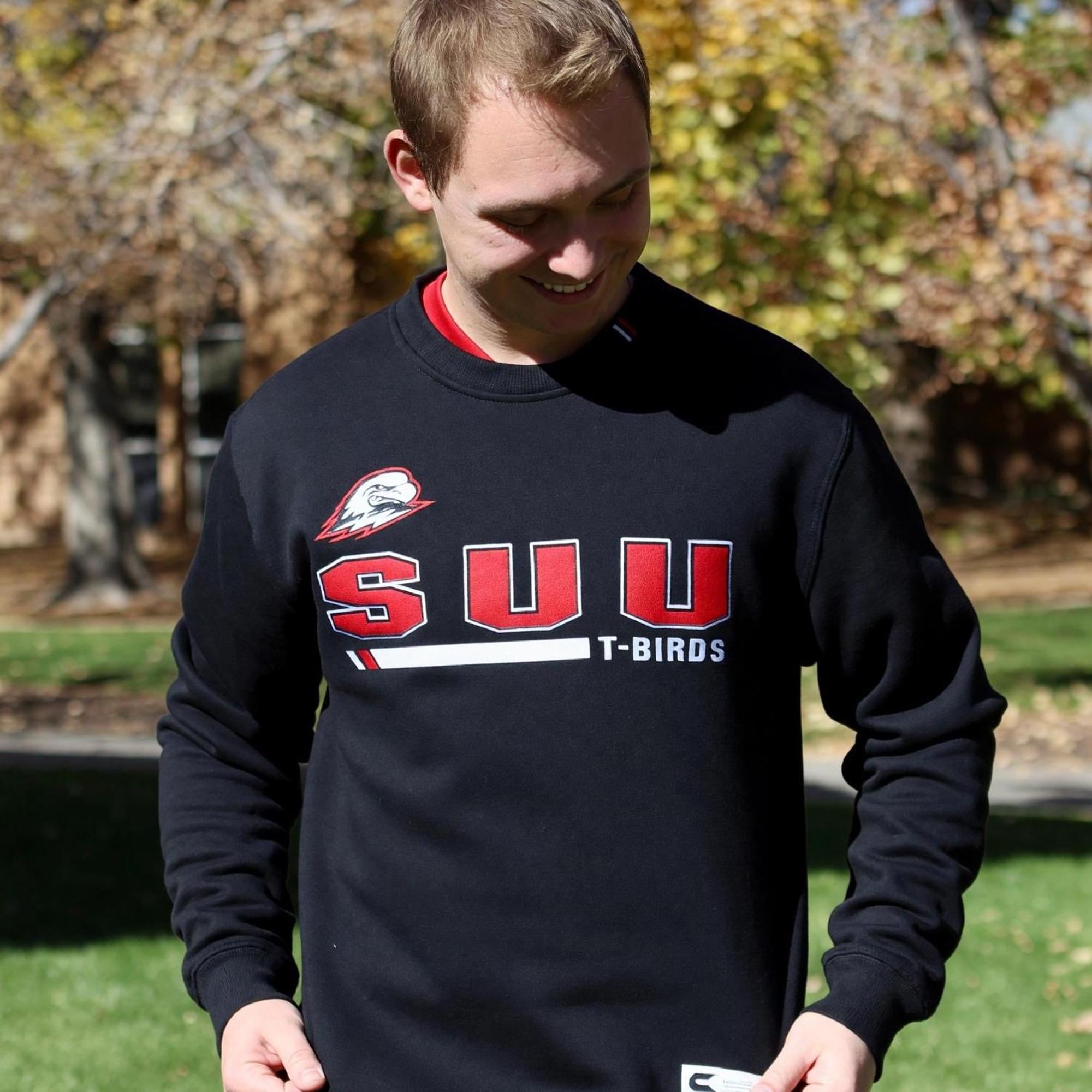 Product image 2 of 2 for Colosseum Crew Black SUU Bar T-Birds