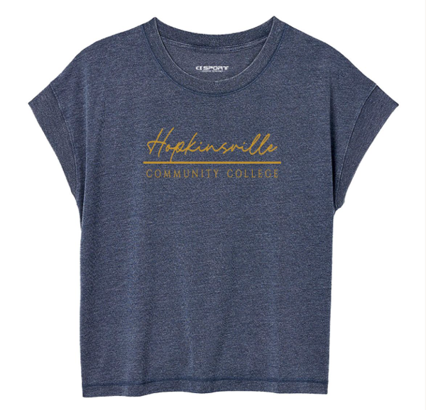 KHCC WOS SS TEE WASHED NAVY PIGEON; $32.99
