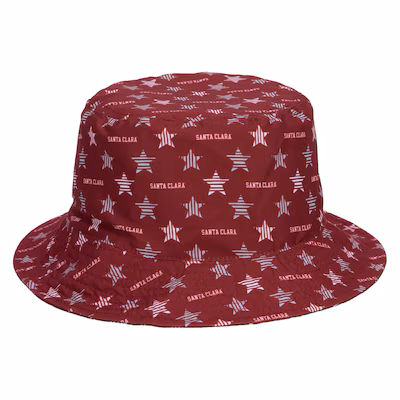image of: Santa Clara University Youth Stars Bucket Hat, Red