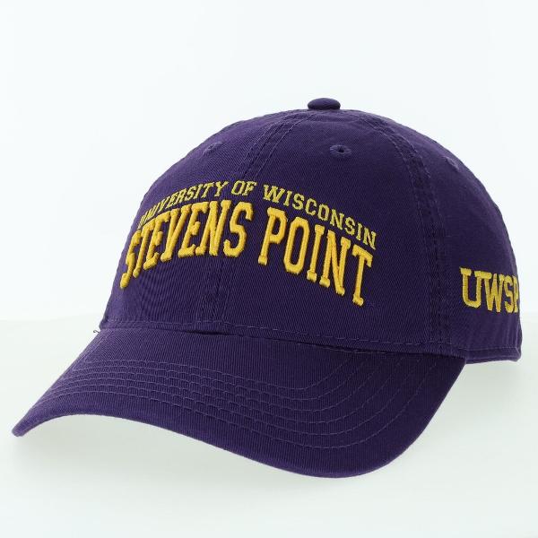 University of Wisconsin Stevens Point SSN Wordmark 2L Adjustable Hat, Purple; $29.98