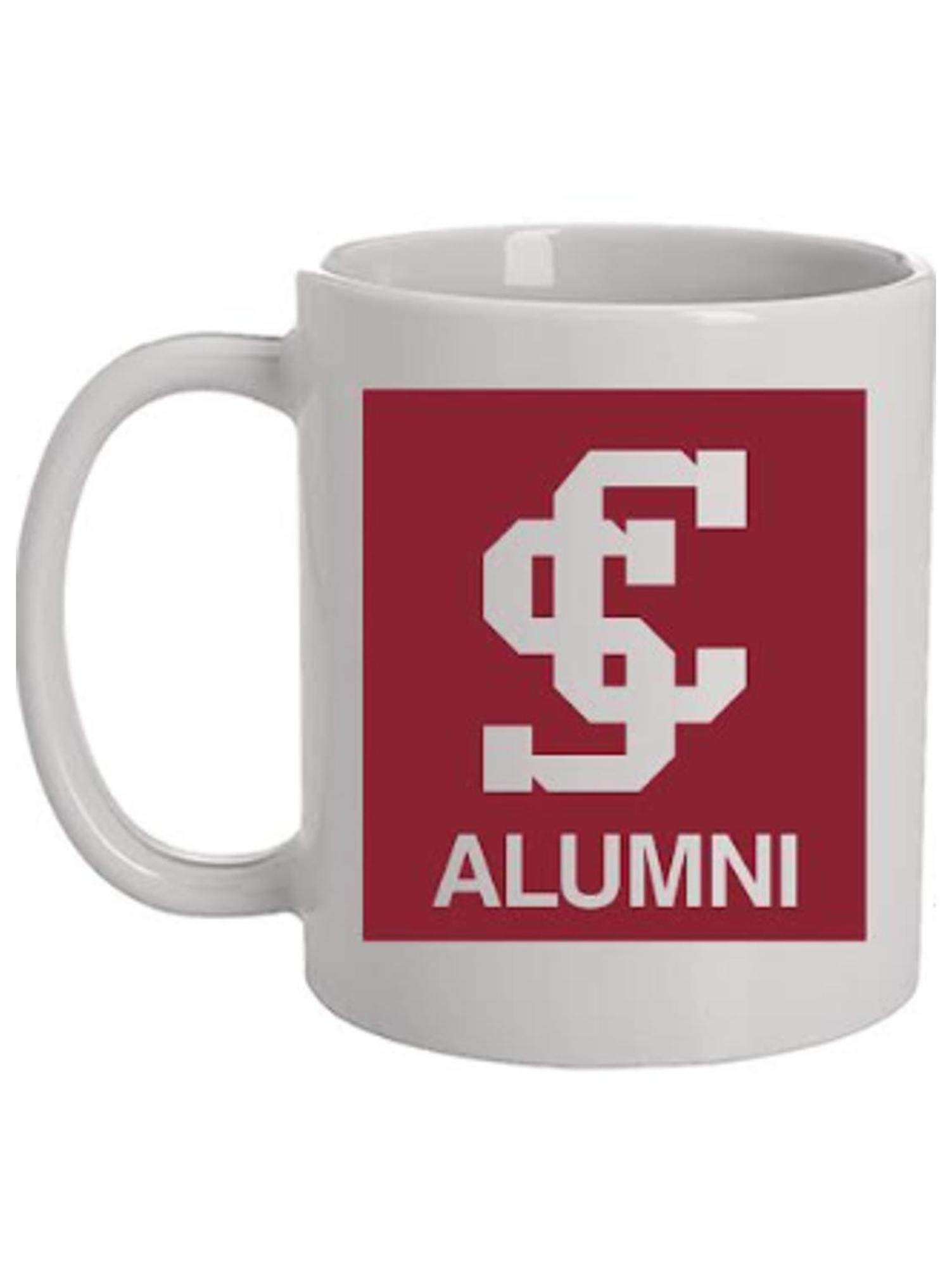 Santa Clara Broncos Alumni 11oz Ceramic Mug, White