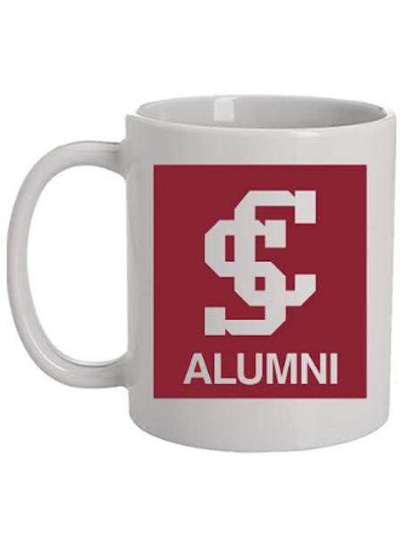 Santa Clara Broncos Alumni 11oz Ceramic Mug, White; $11.98